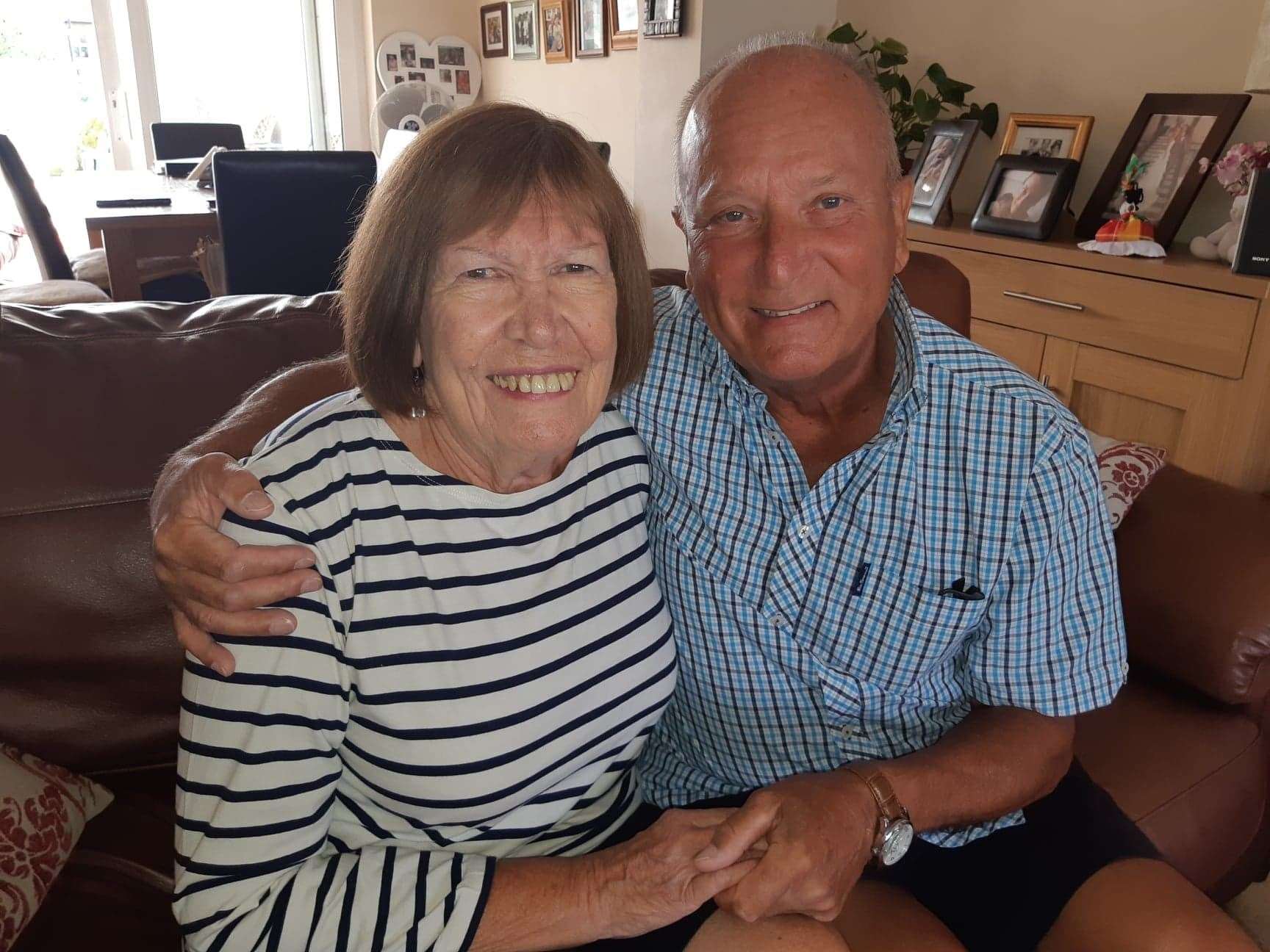 Gladys and Alan Relf celebrated their 50th wedding anniversary with a cruise