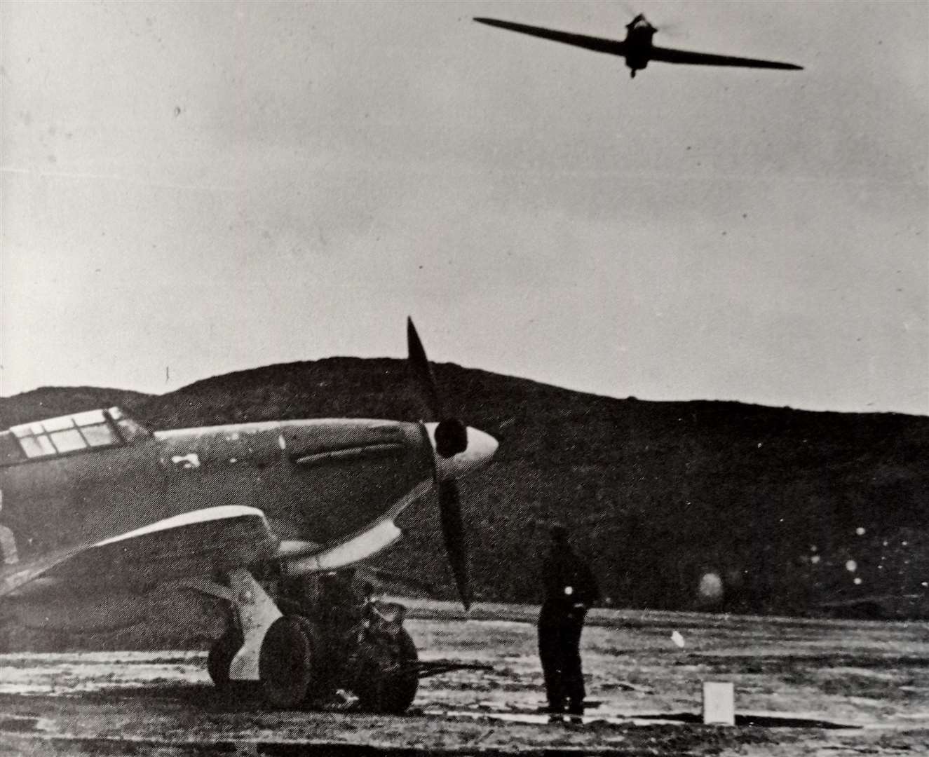 Hurricanes arriving in Russia during the Second World War