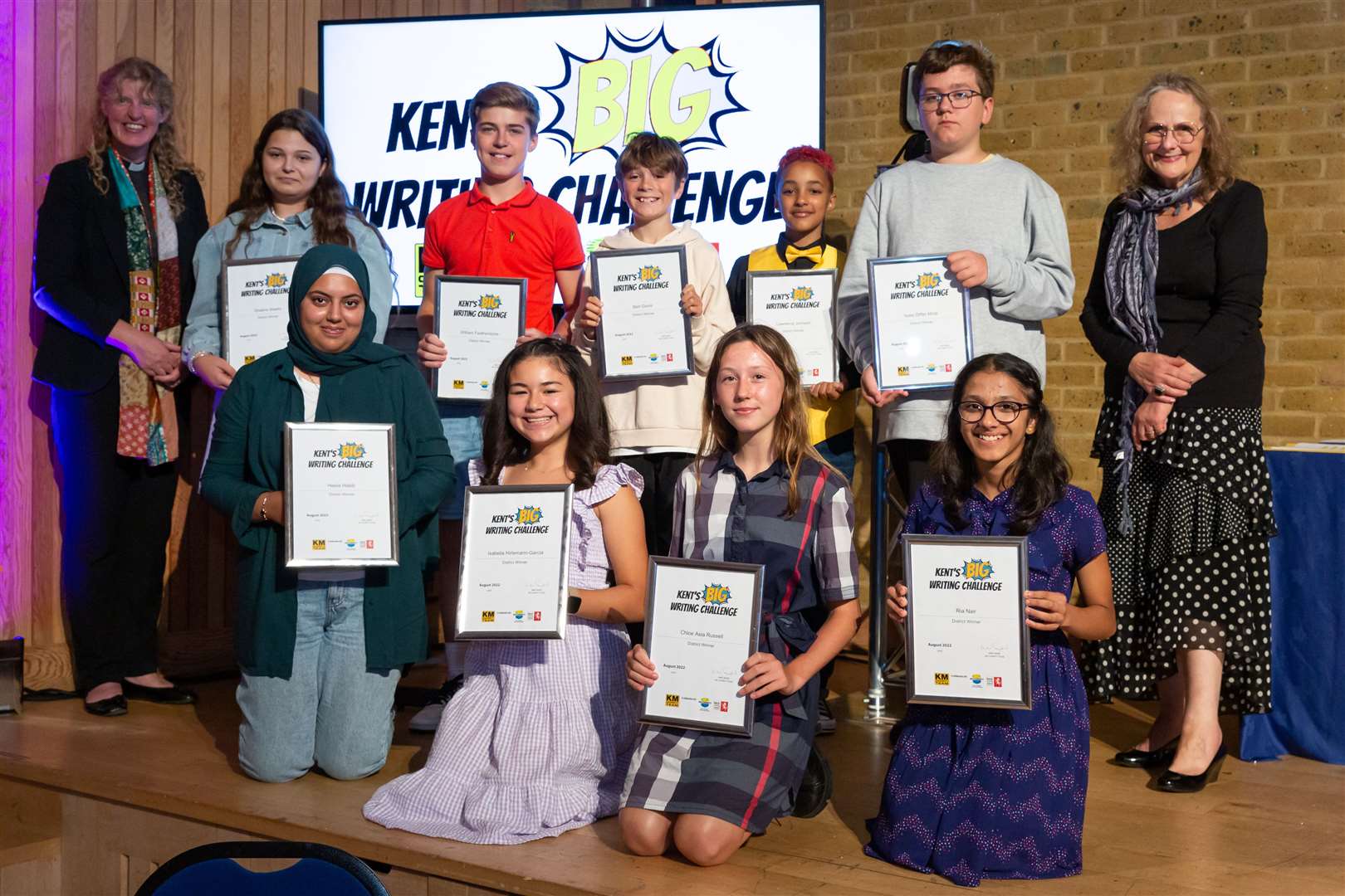 Children from across Kent attended the awards ceremony for this year's Big Writing Challenge. All images: Martin Apps of Countrywide Photographic