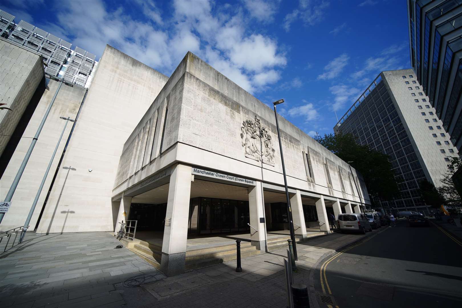 Manchester Crown Court where Rebecca Joynes is on trial (Peter Byrne/PA)