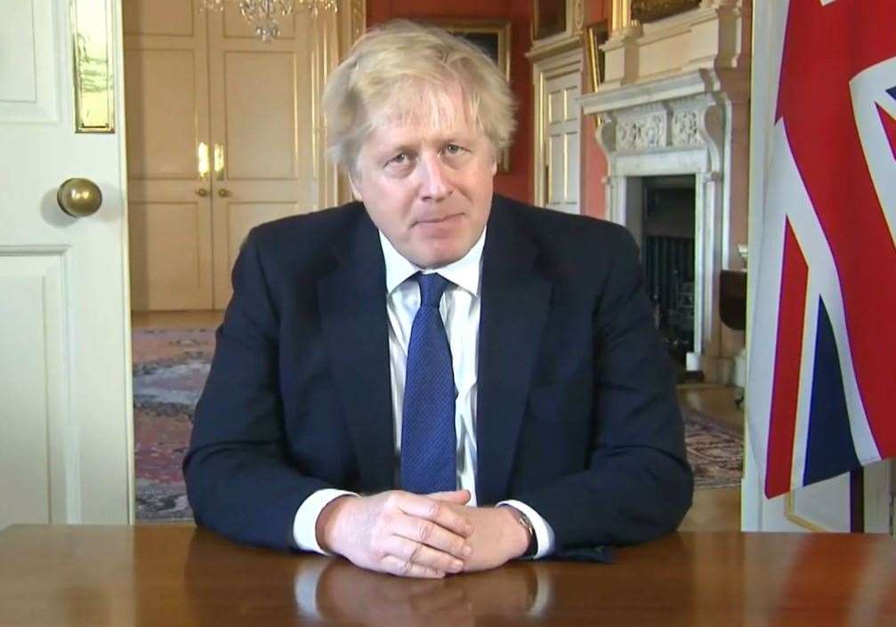 Boris Johnson addressed the nation after he spoke with the Ukranian president this morning