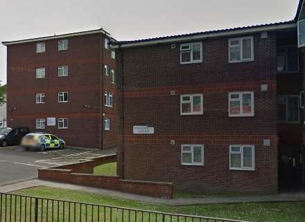 A flat in Missenden Court in Clarence Road, Folkestone has been issued with a closure notice over anti-social behaviour. Picture: Google