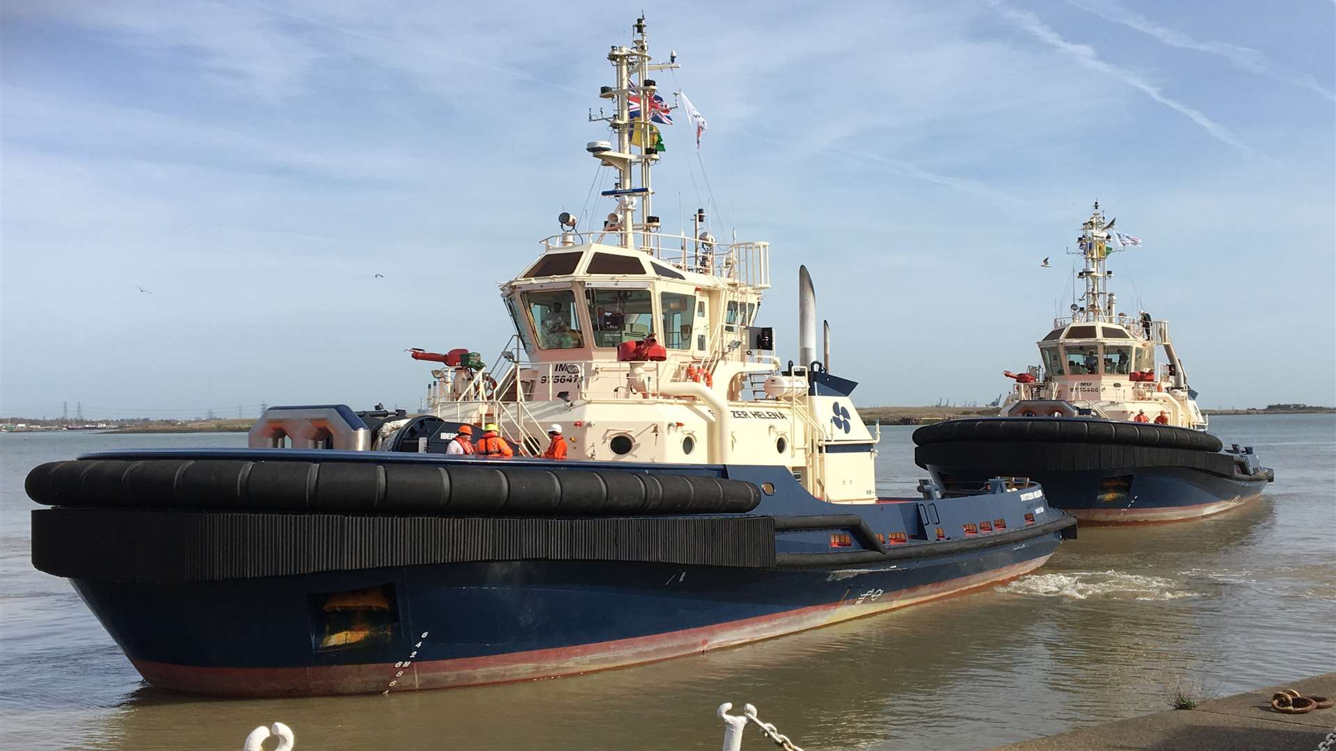 Tugs Svitzer Monarch and Svitzer Ganges now based in Sheerness.