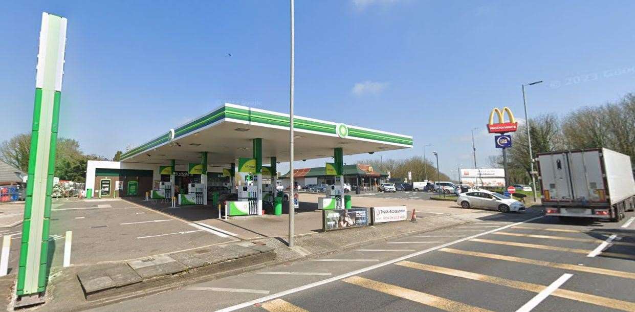 The BP petrol station in Sandwich Road. Picture: Google