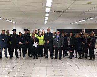 The multi-agency group in Operation Clean Sweep. Picture: Dover District Council