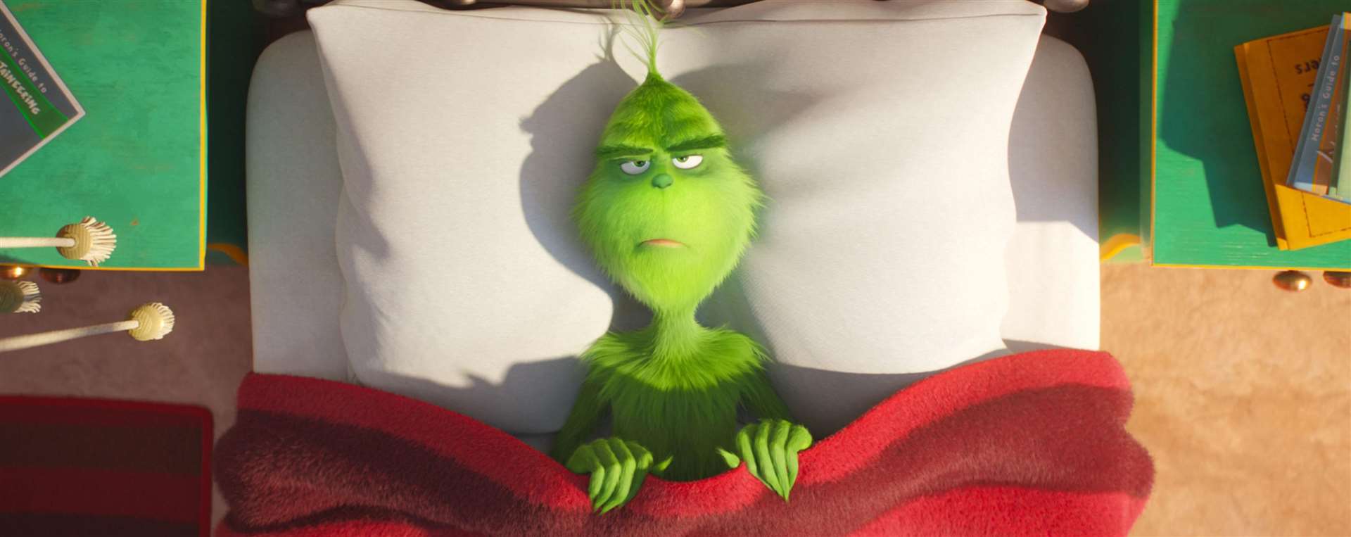 The Grinch, voiced by Benedict Cumberbatch. Picture: PA Photo/Universal Studios/Dr Seuss Enterprises.