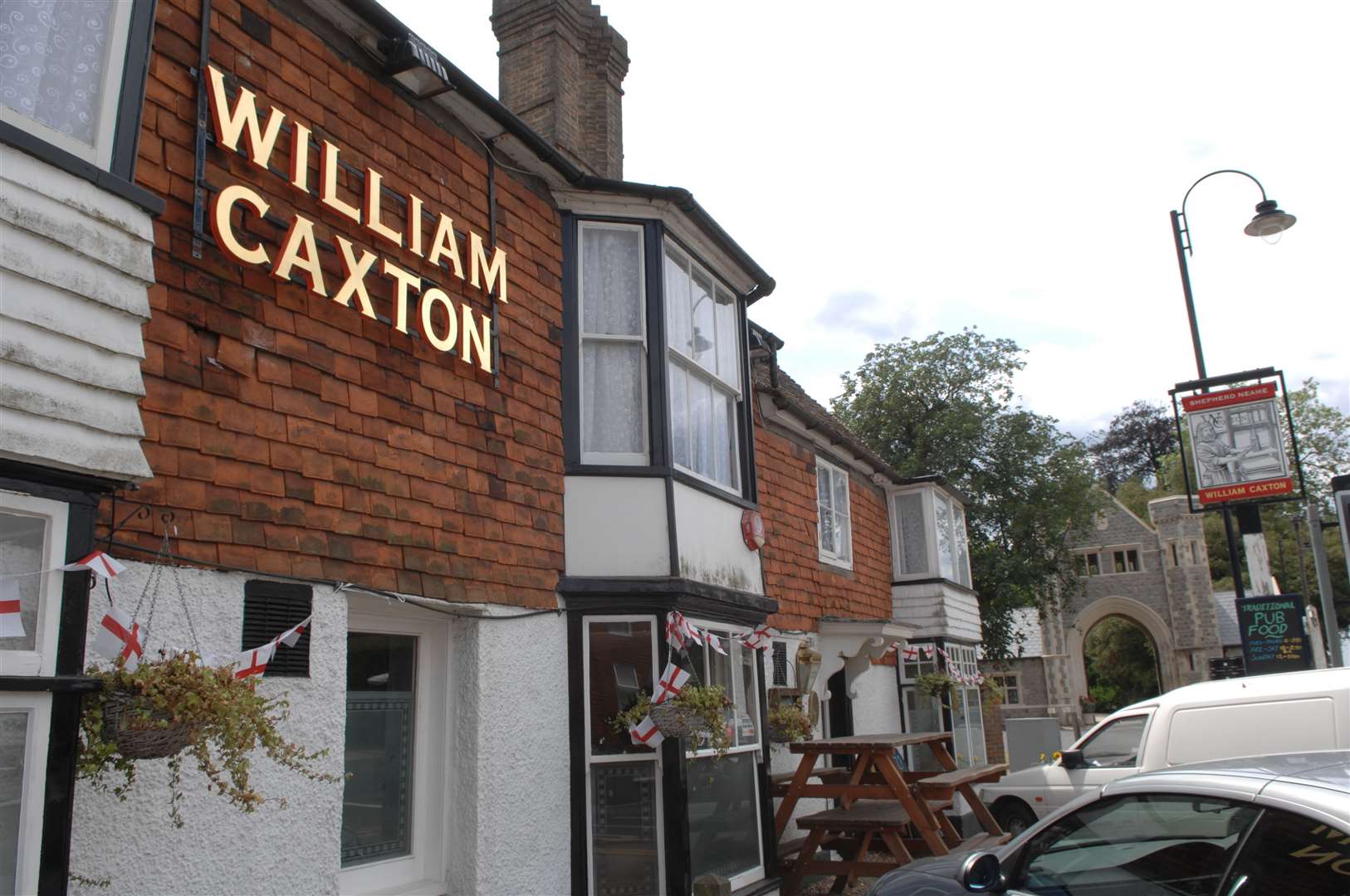 The William Caxton pub in Tenterden