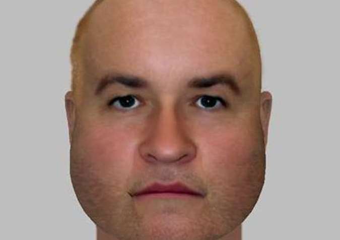 A computer-generated image of the suspect. Picture: Kent Police