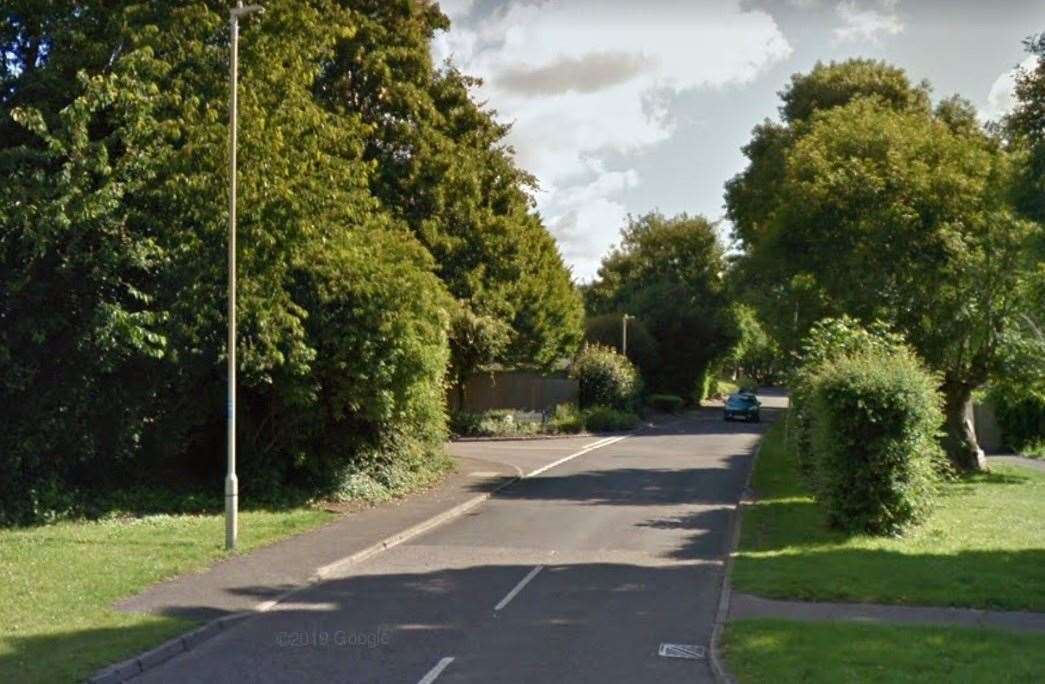 The incident happened in Bucksford Lane, Singleton, near Ashford. Picture: Google