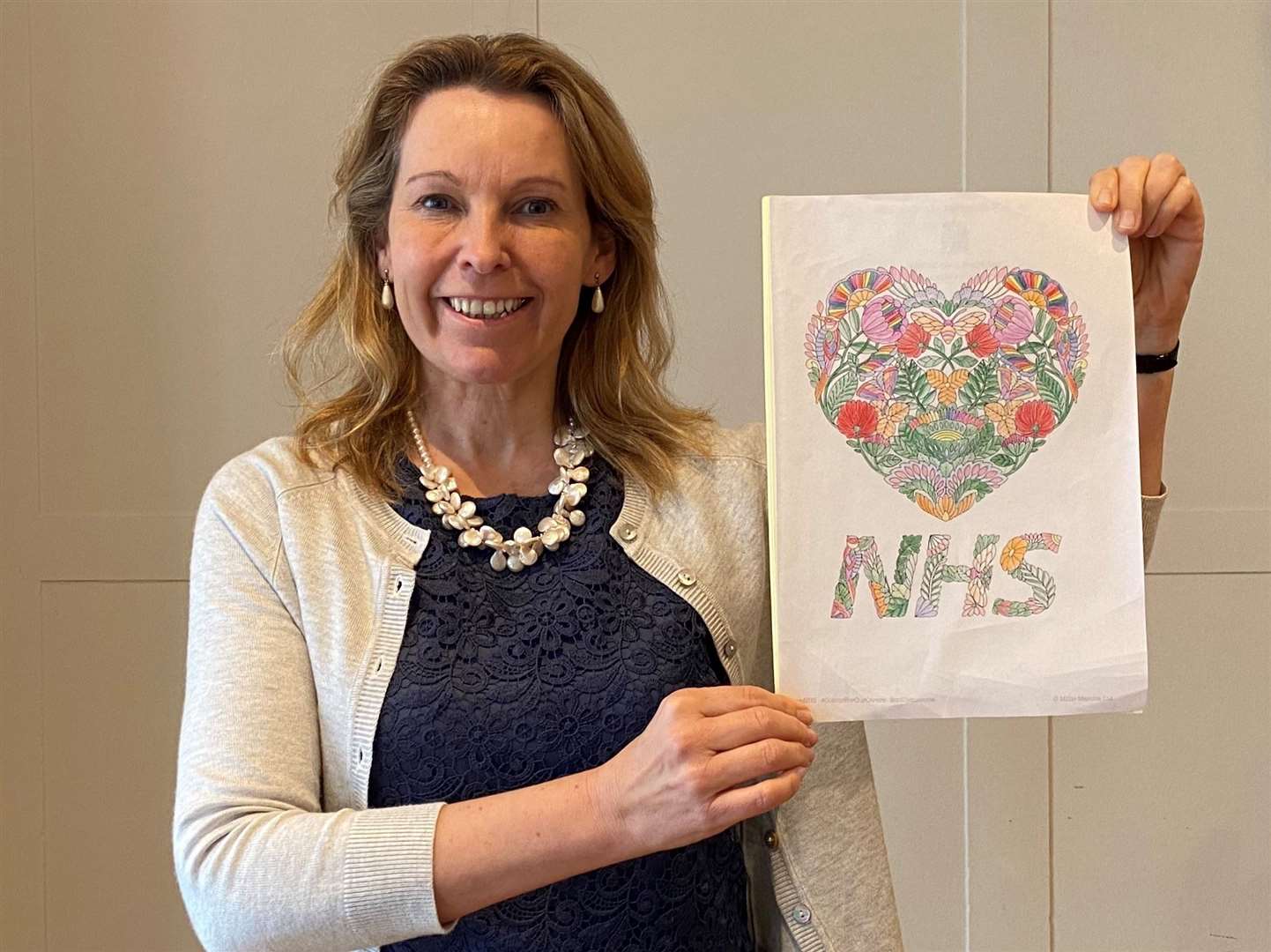 MP Natalie Elphicke is asking children to draw messages of support for the NHS