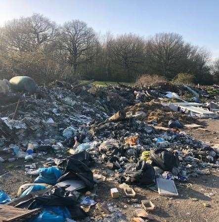 Fly-tipping concerns have been repeatedly raised with the council along the access road to Barnfield Park, near New Ash Green