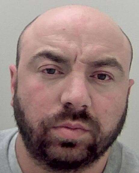 Eldjort Ajazi was jailed for 45 months. Picture: Kent Police