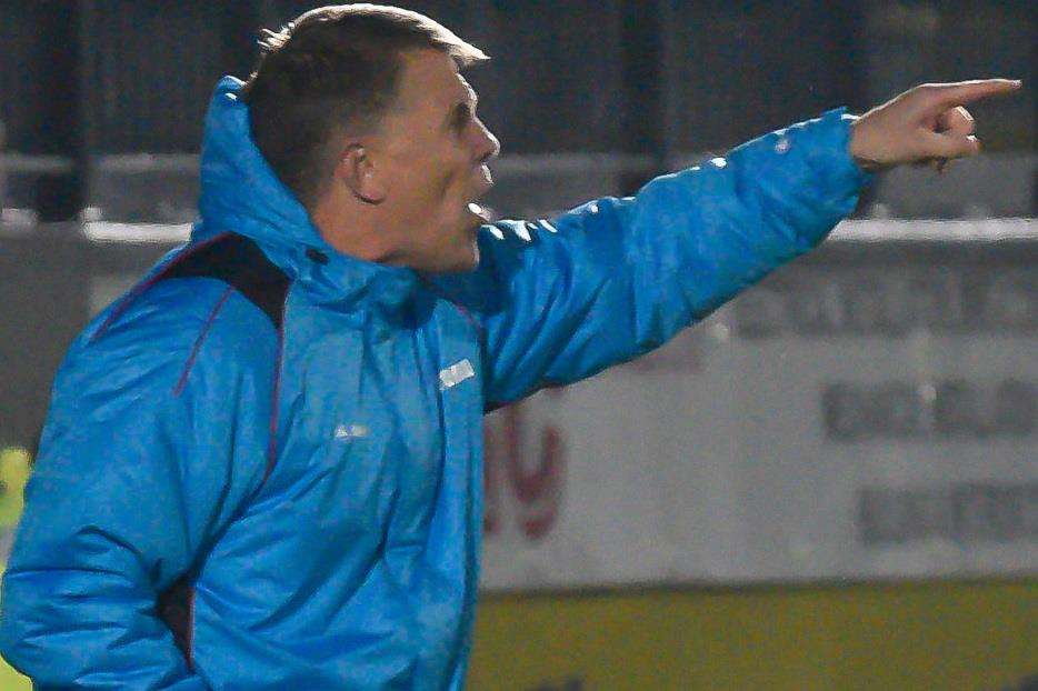 Dover manager Andy Hessenthaler Picture: Alan Langley