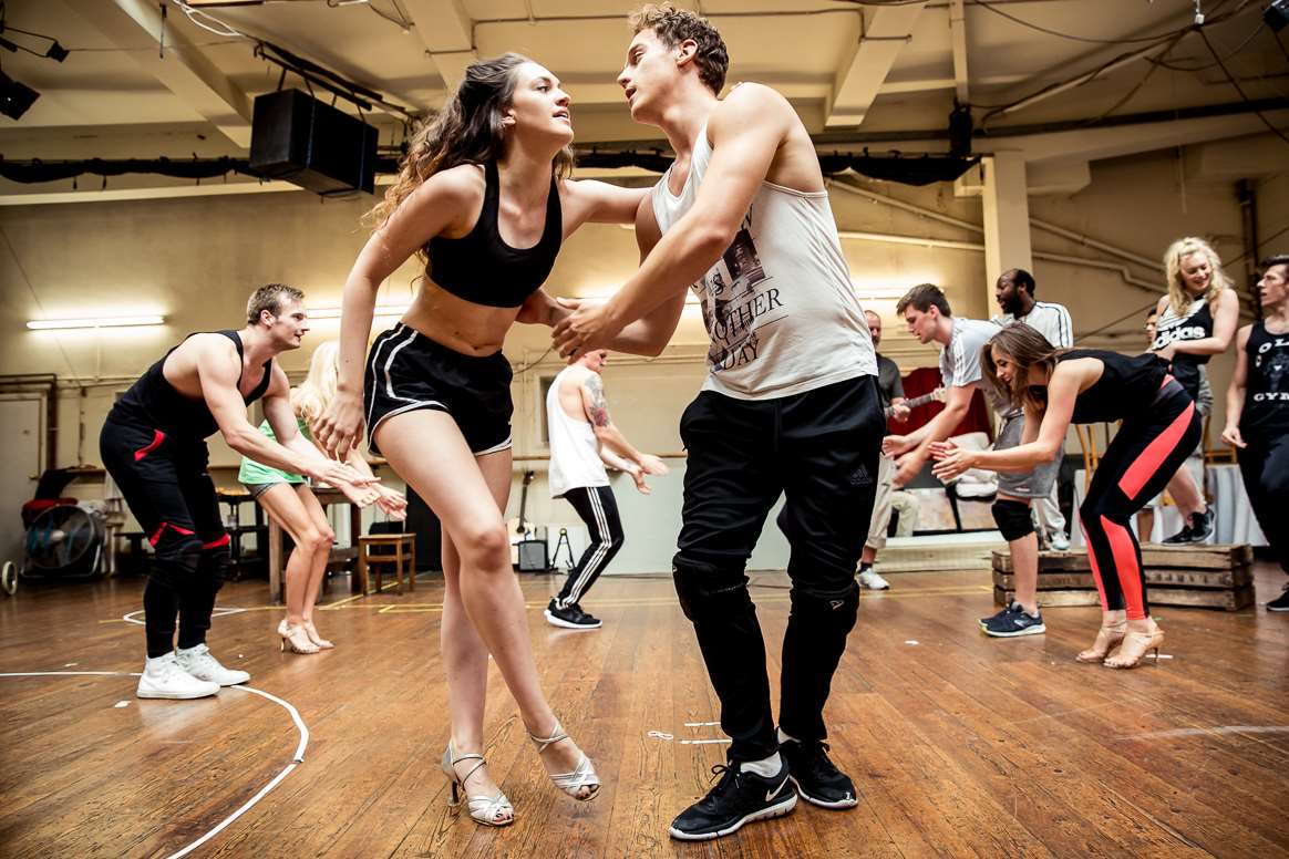 The cast of Dirty Dancing coming to the Orchard Theatre have been put through their paces