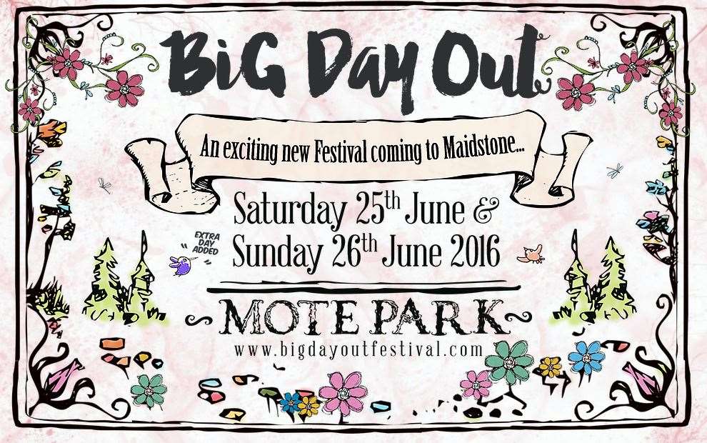 Big Day Out festival is coming to Mote Park, Maidstone