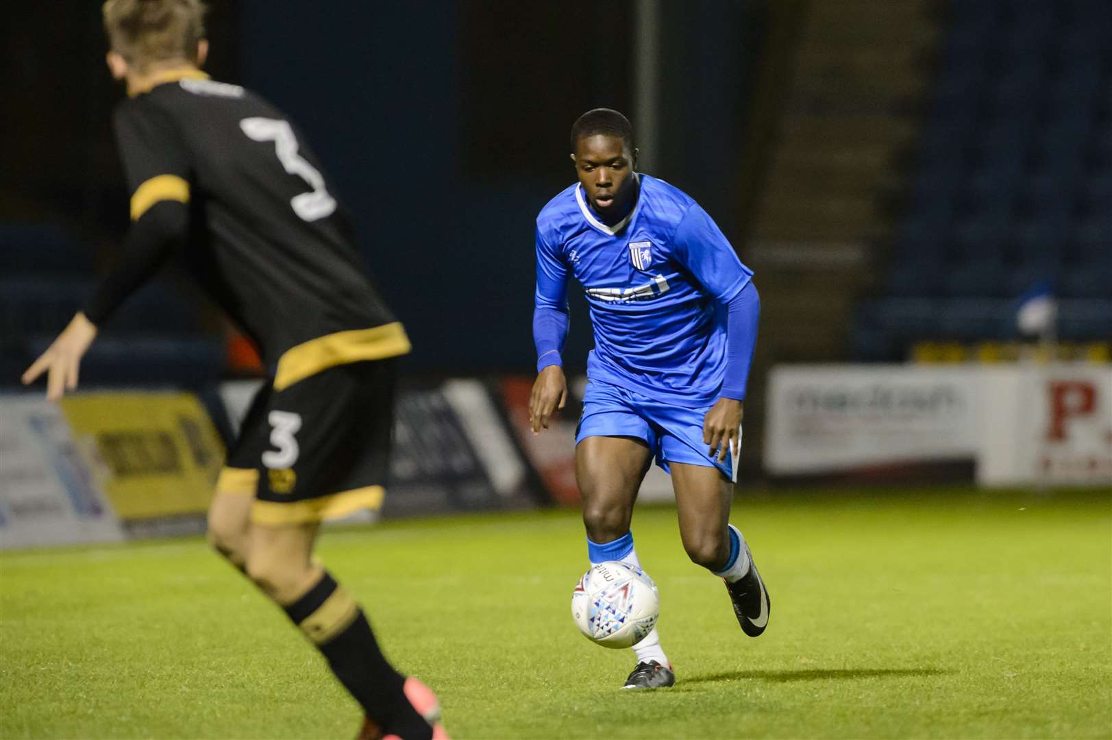 Miguel Scarlett on the ball for Gills' youth team Picture: Andy Payton