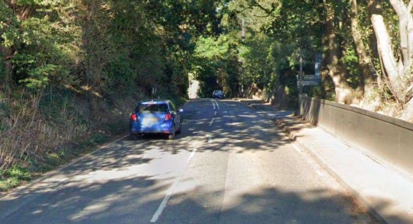 The A2 in Sittingbourne will be shut at Keycol Hill between the junctions of Rook Lane and Ladyfields Close. Picture: Google
