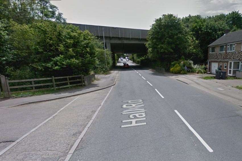 Hall Road in Aylesford. Google Street View