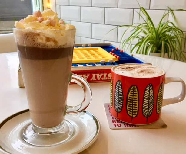 Hot chocolate on offer at Revival in Whitstable