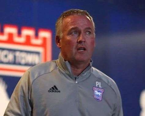 Ipswich Town manager Paul Lambert is set to play the kids against Gillingham Picture: ITFC
