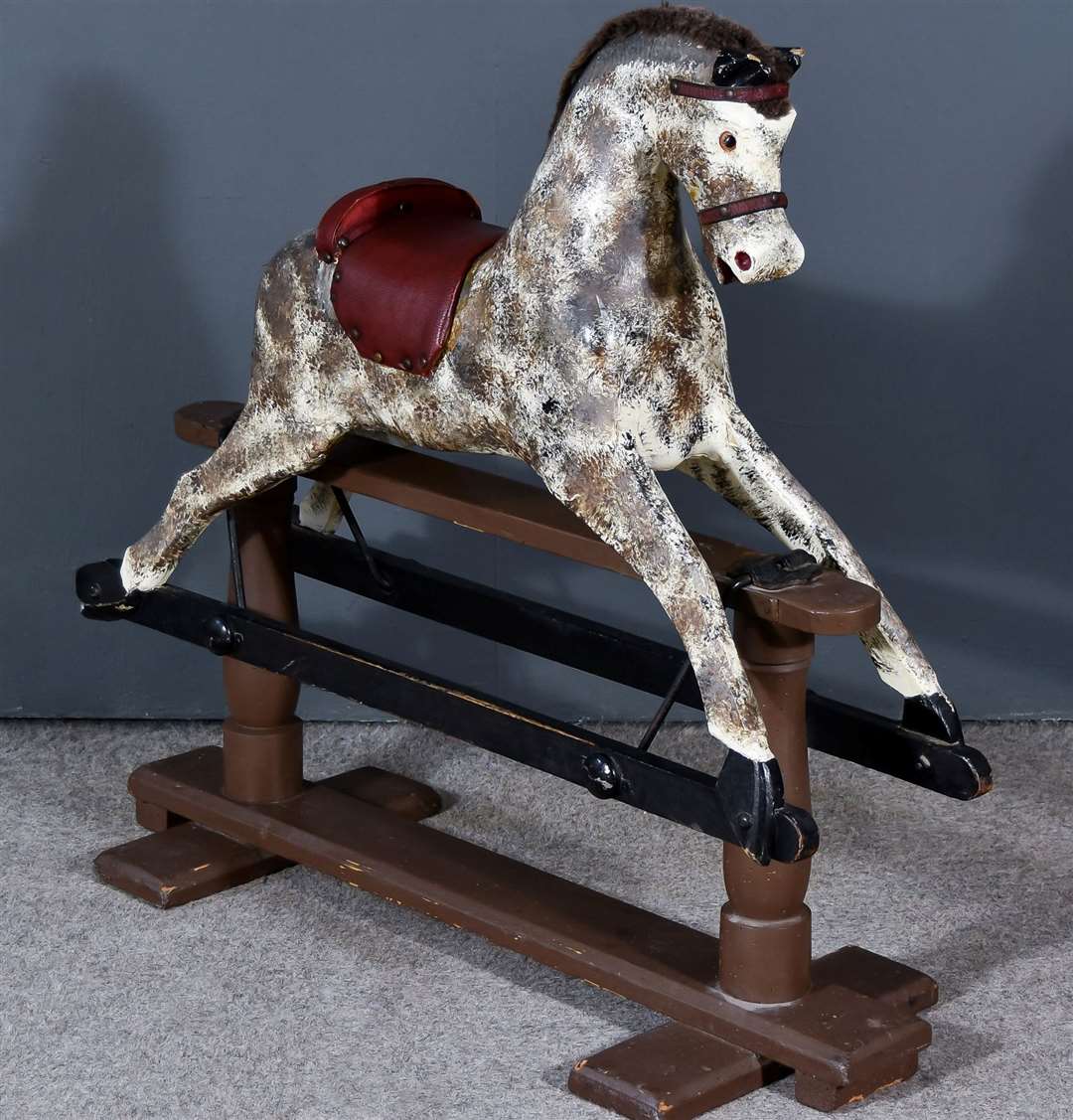 The ghostly rocking horse. Picture: Canterbury Auction Galleries