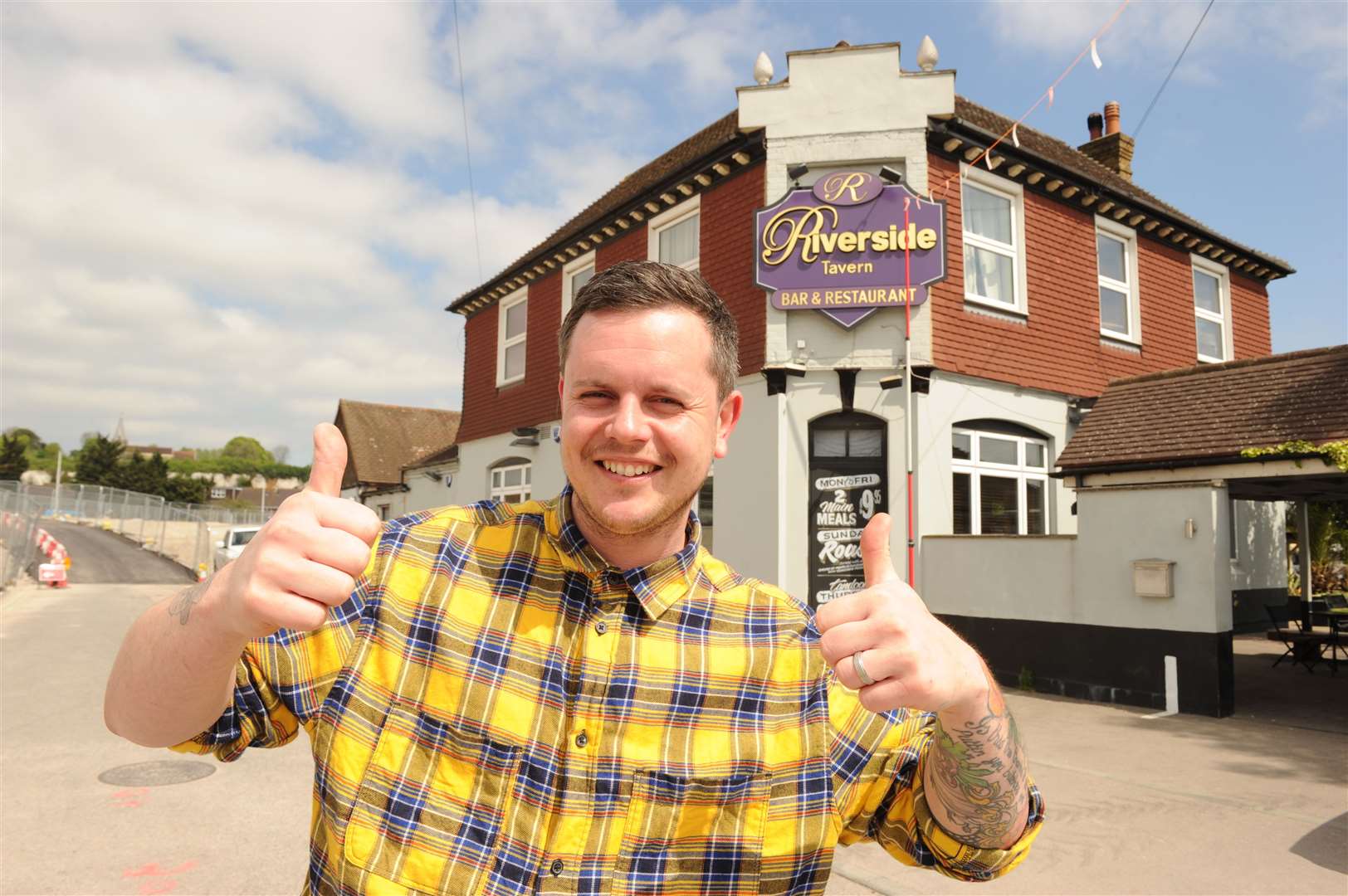 Luke took over the pub as the Riverside Tavern. Picture: Steve Crispe
