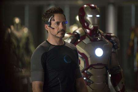 Robert Downey Jr as Iron Man, in Iron Man 3. Picture: PA Photo/Walt Disney Studios Motion Pictures