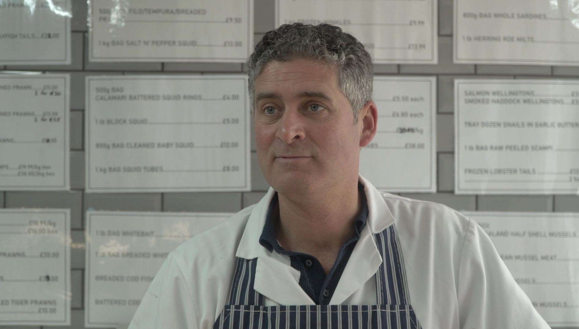 Co-owner of Hales and Moore Fishmonger Bradley Moore