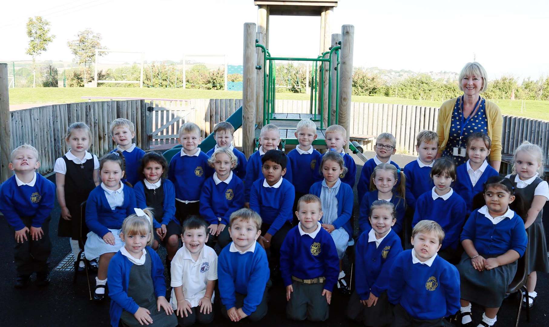 Pebbles class at Eastchurch Primary School, St Clements site. Picture: Phil Lee