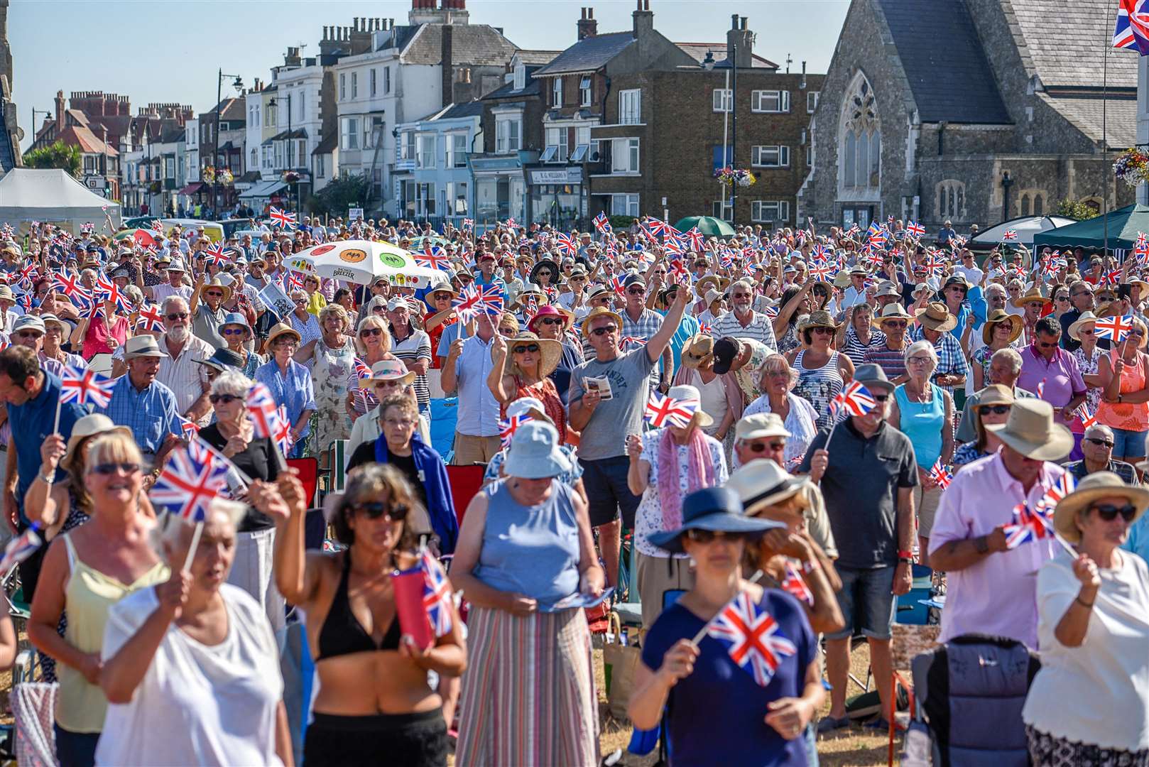 Thousands turned out to see HM Portsmouth Band led by Lt Col Jon Ridley in July 2018. Picture: Alan Langley