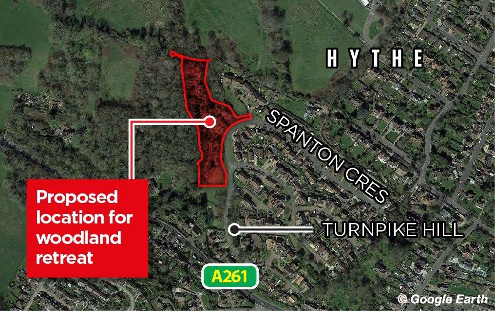 The retreat is planned for land off Spanton Crescent and Turnpike Hill in Hythe