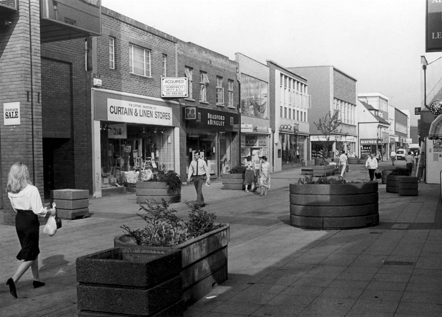 Chatham High Street pictured in 1990