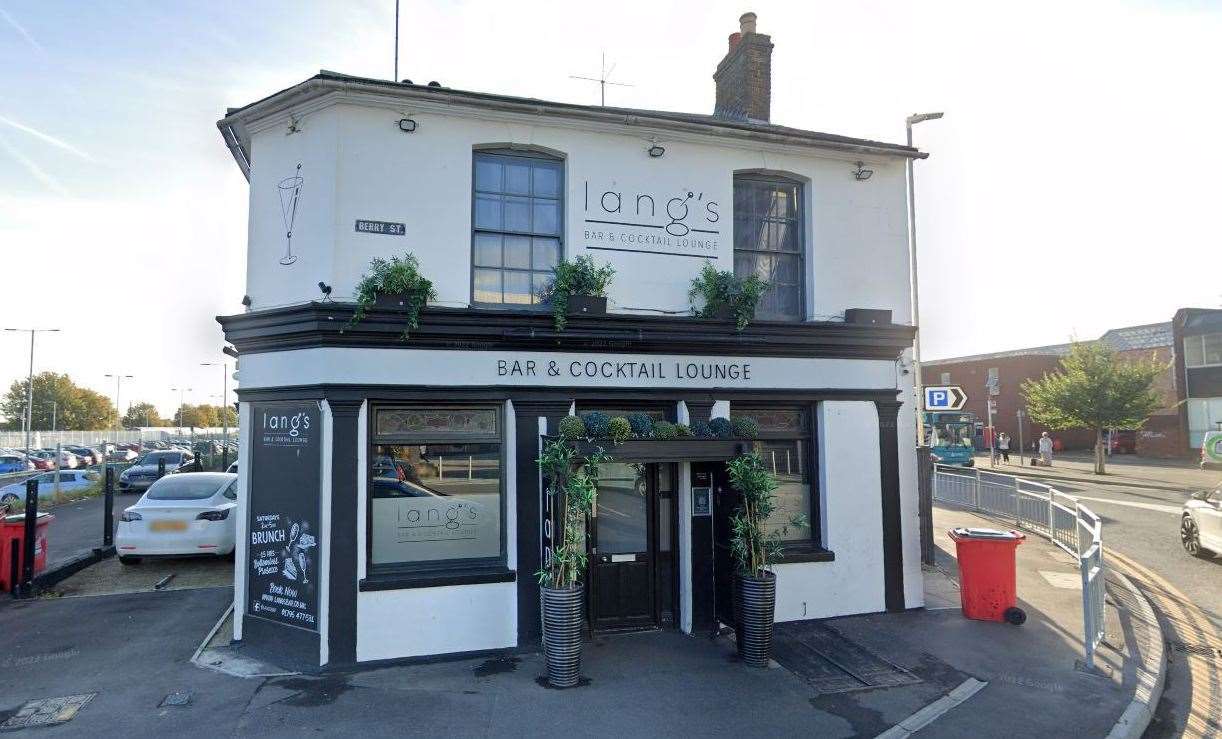 Lang’s Bar and Cocktail Lounge in Sittingbourne. Picture: Google Maps