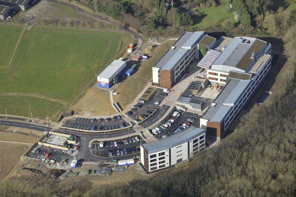 The new hospital - picture supplied by Commission Air