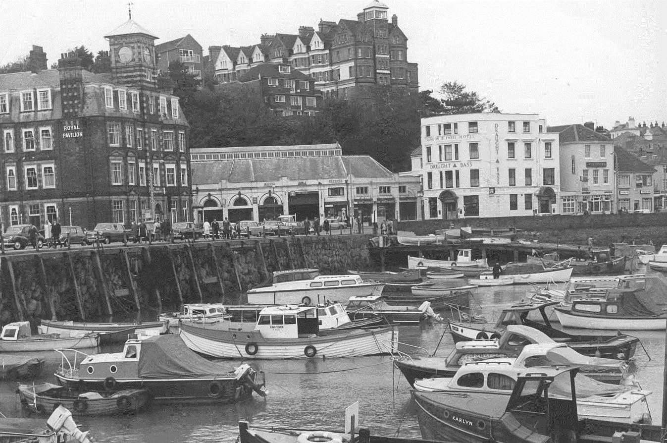 Folkestone Harbour was shaken by the explosion