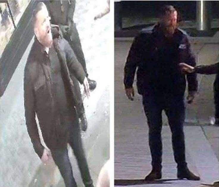Barry Danes was arrested after police released these CCTV images from the night of the attack