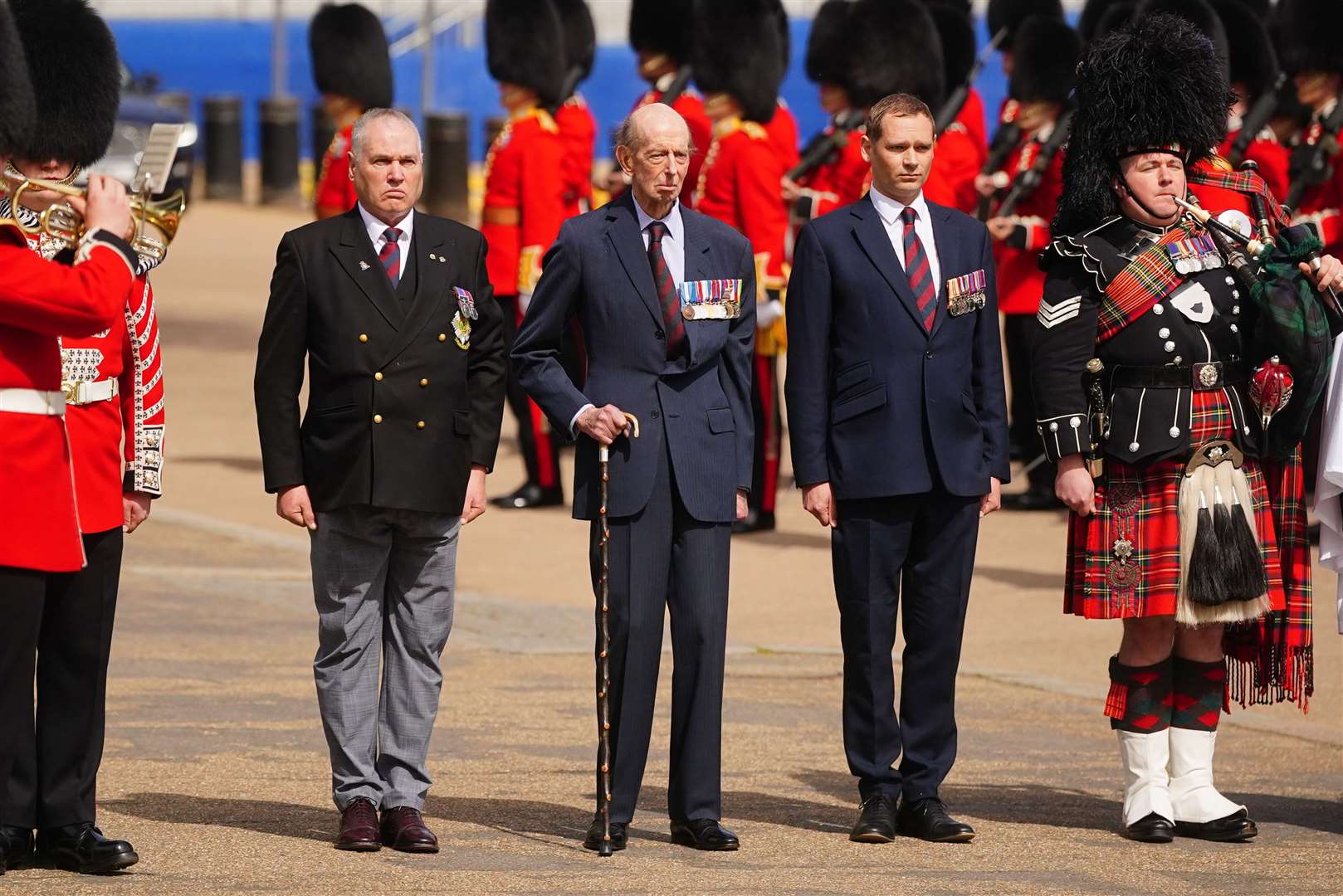 The Duke of Kent officially relinquished the title after the event concluded on Sunday (Victoria Jones/PA)