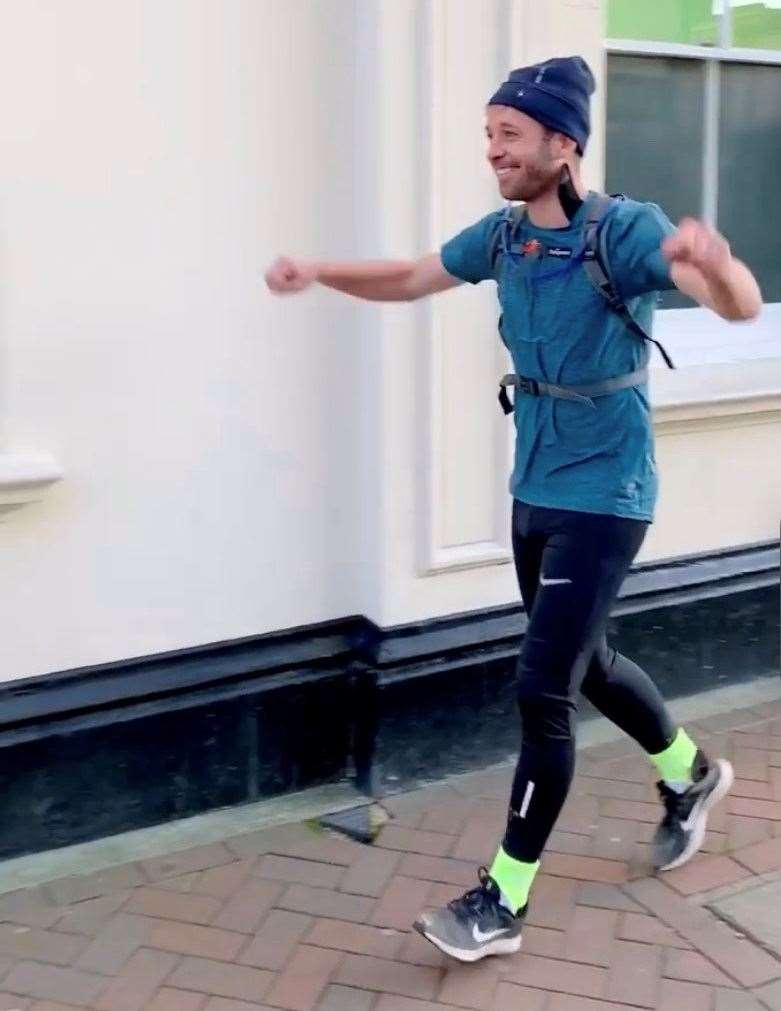 Owen Kessack ran seven marathons in seven days
