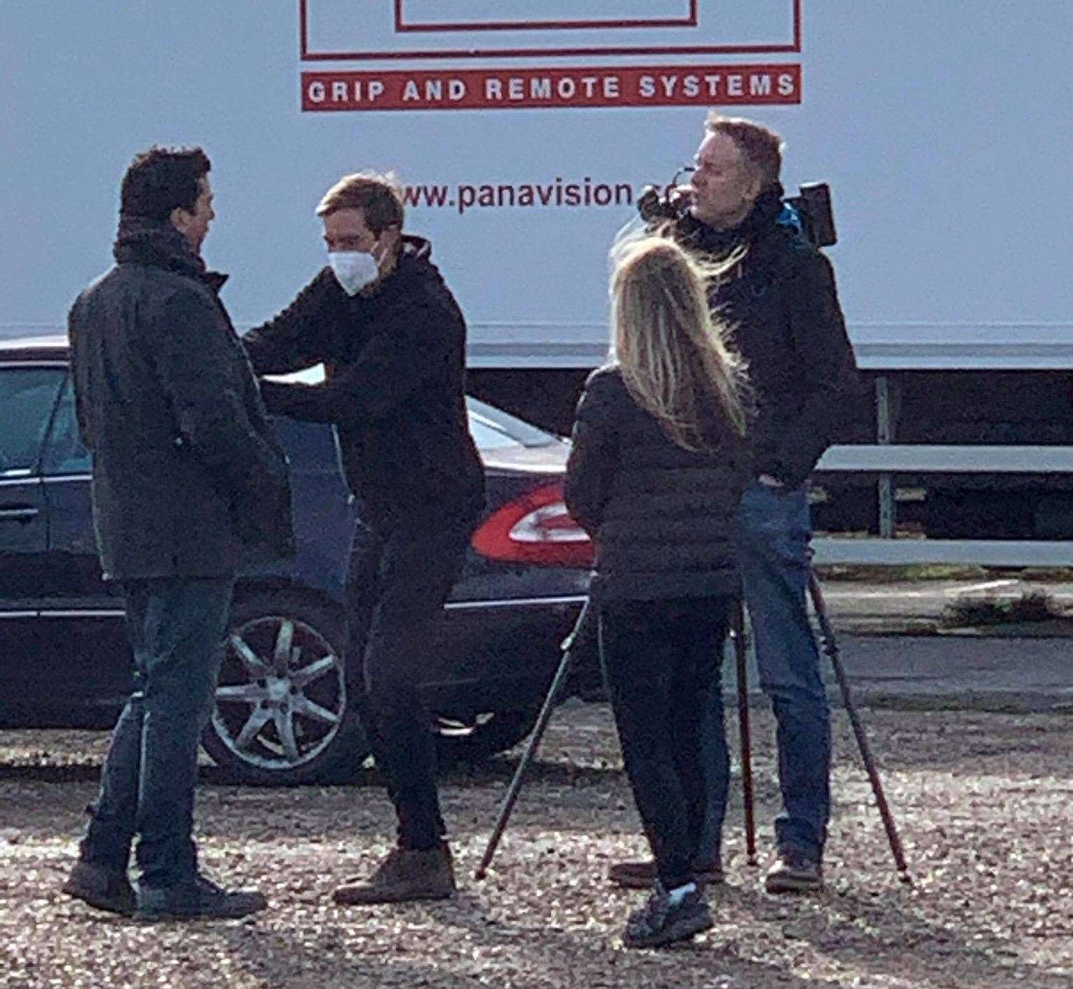 David Schwimmer has been spotted filming in Margate. Picture: Annie Hume-almeida