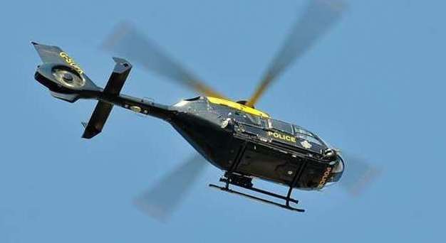A man has been found after a helicopter search in Maidstone Stock picture