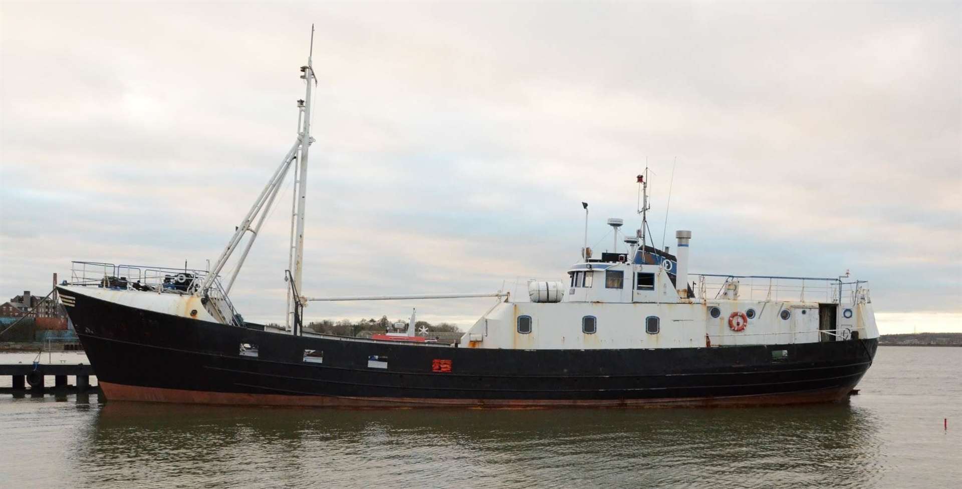 The Svanic trawler was bought in Latvia and described as "unseaworthy". Picture: NCA