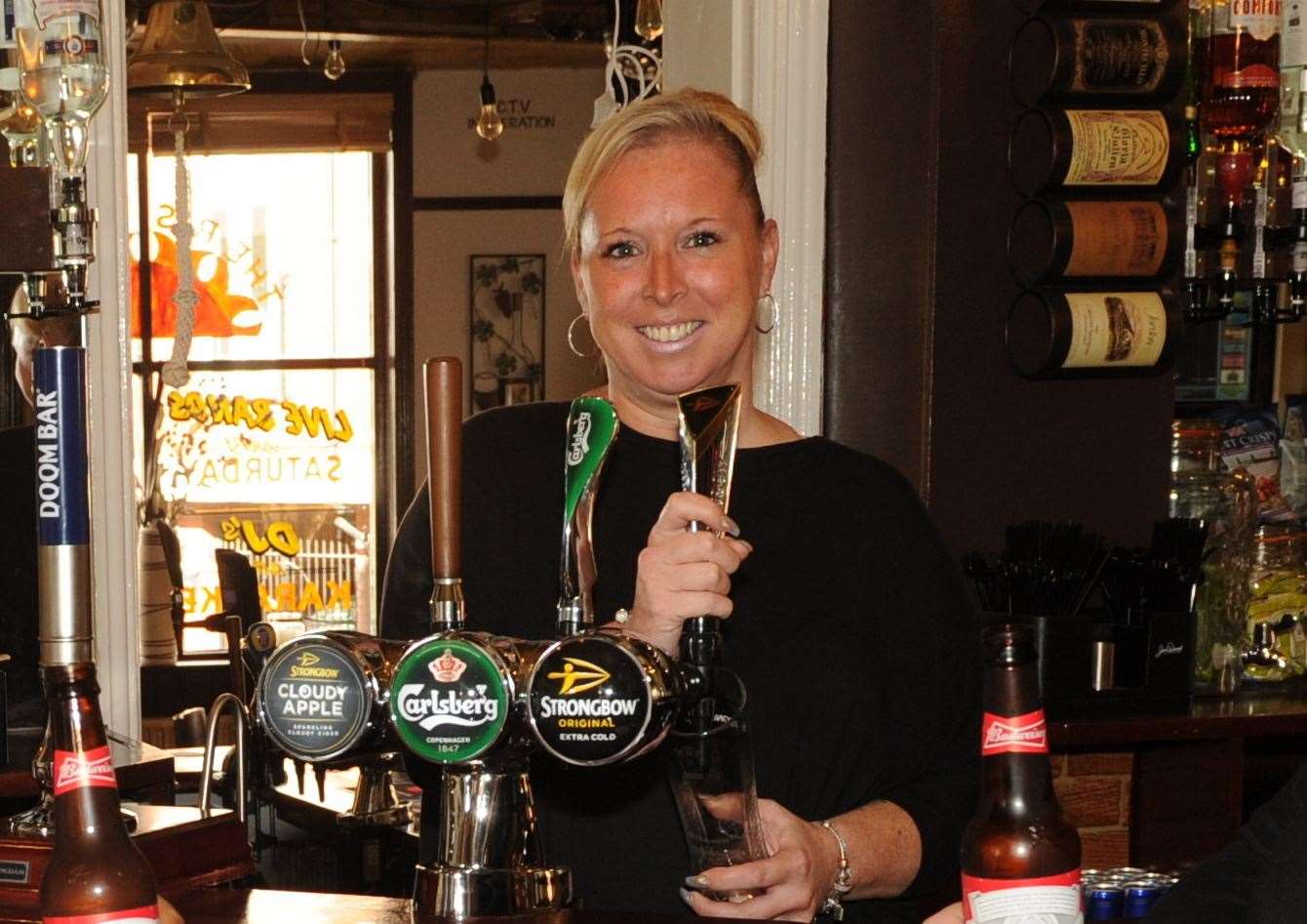 Kelly Earle runs the Rising Sun pub in Rochester