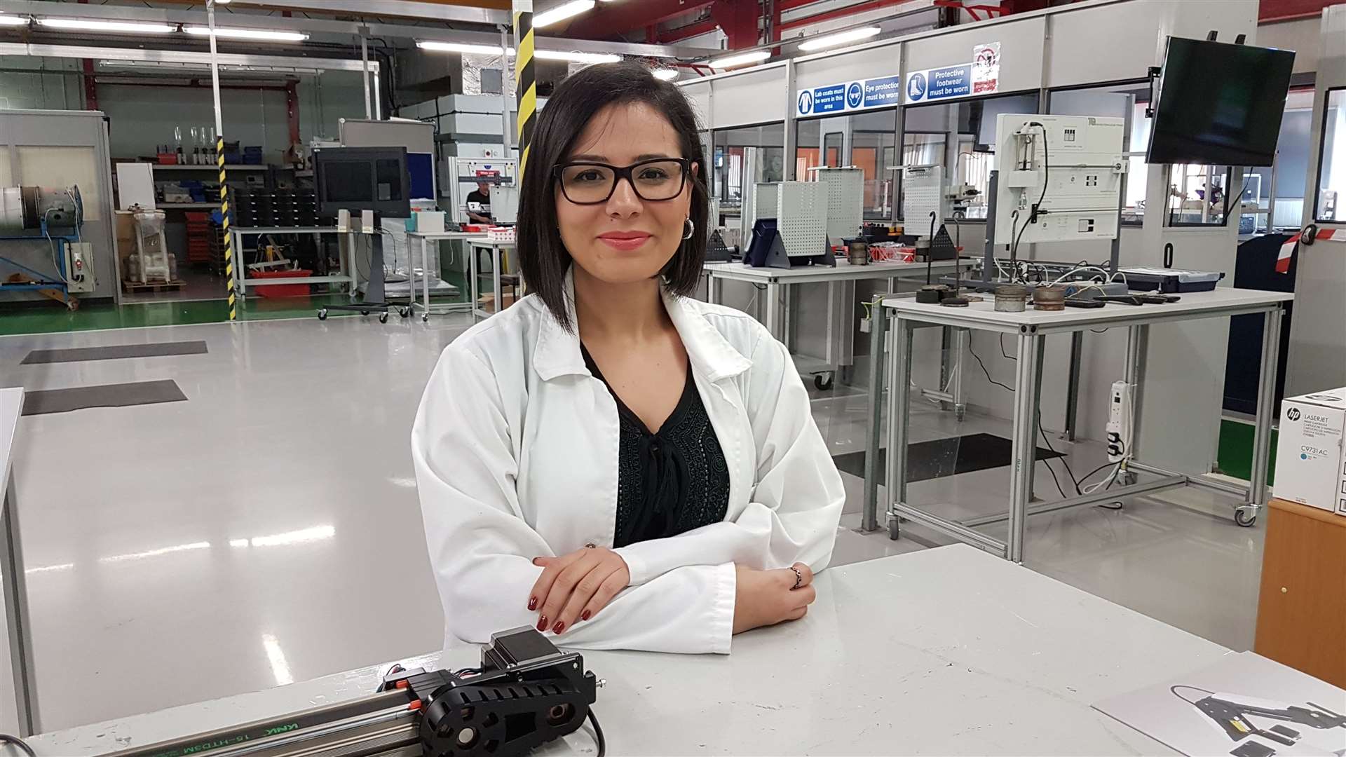 Former student and current Teaching Demonstrator Ayse Cagla Balaban says the University of Greenwich Medway Campus is ideal for those seeking a career in engineering.