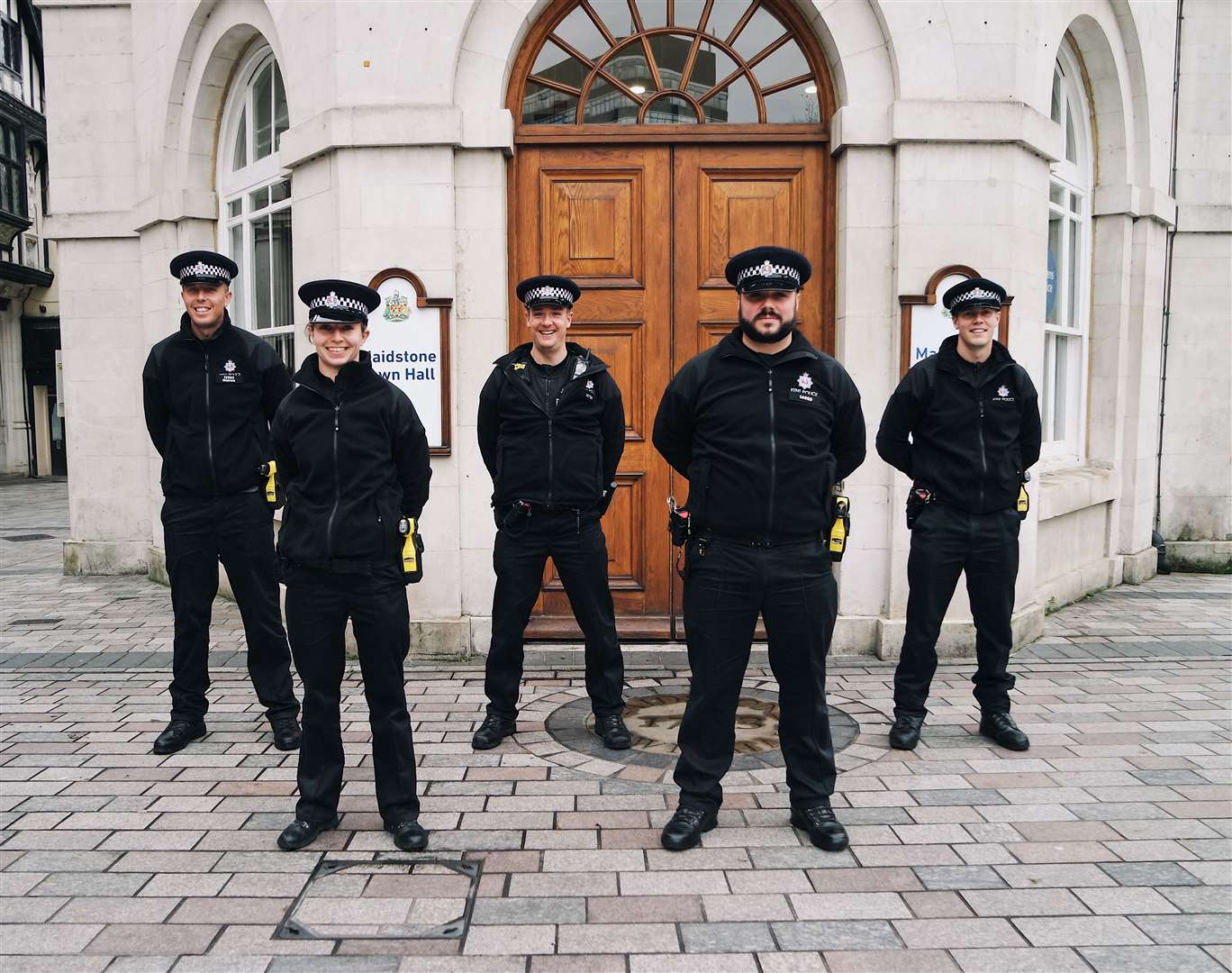 Kent Police officers at the launch of the new Maidstone task force (53219555)