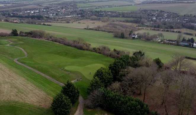 The land in the Darent Valley is partly used as a golf course and driving range. Picture: Gareth Fuller/PA