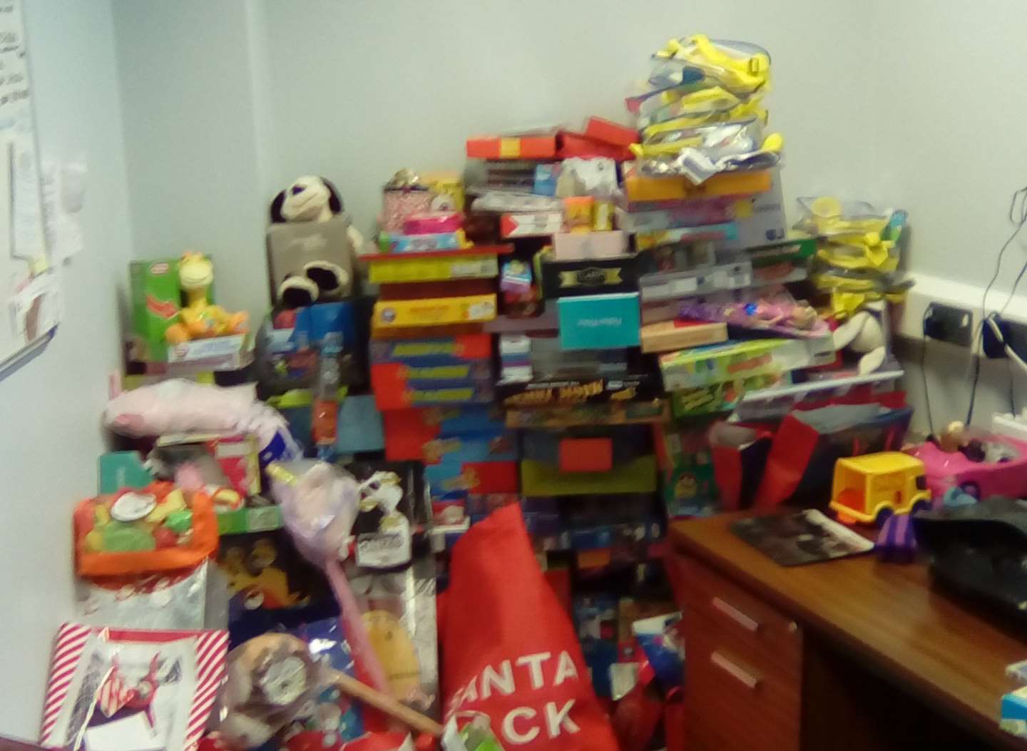 Some of the toys the Salvation Army has collected