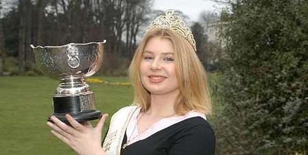 Rebecca Hoadley when she won the title. Picture: PAUL AMOS