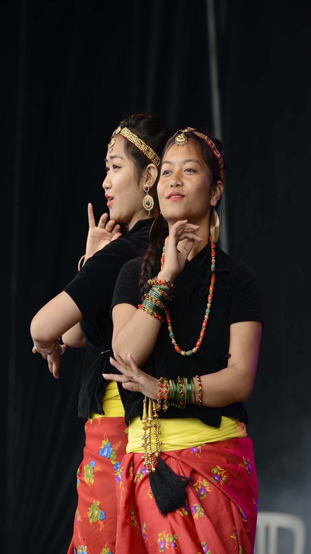 Dancers from the Nepalese community at last year's Mela