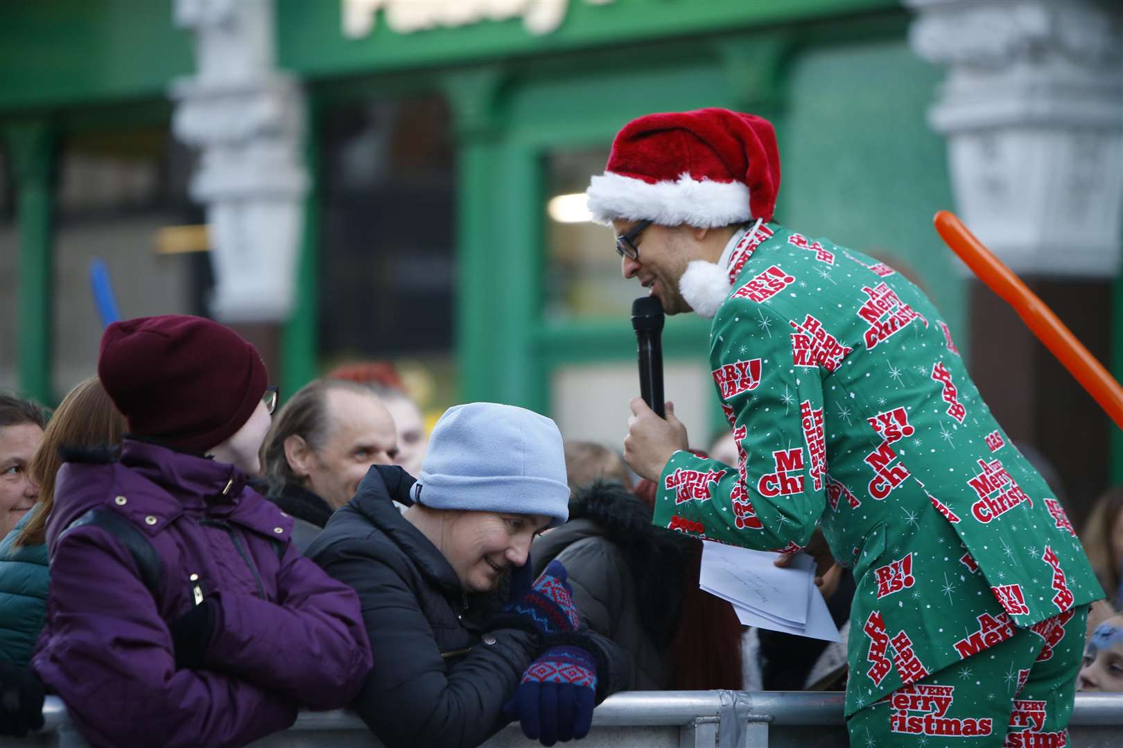 Big Christmas switch on, Pictured is Adam Hoffman..One Bell Corner, Hythe Street, Dartford. DA1 1BD.Picture: Andy Jones. (5474309)