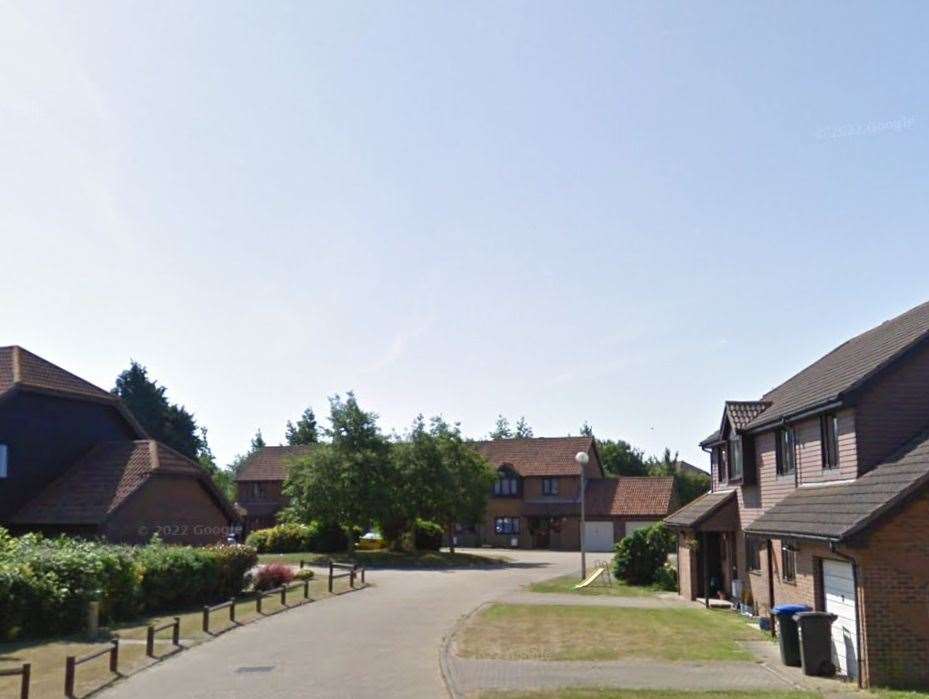 Two fire engines were sent to a house in Tollemache Close, Ramsgate, following a blaze. Picture: Google